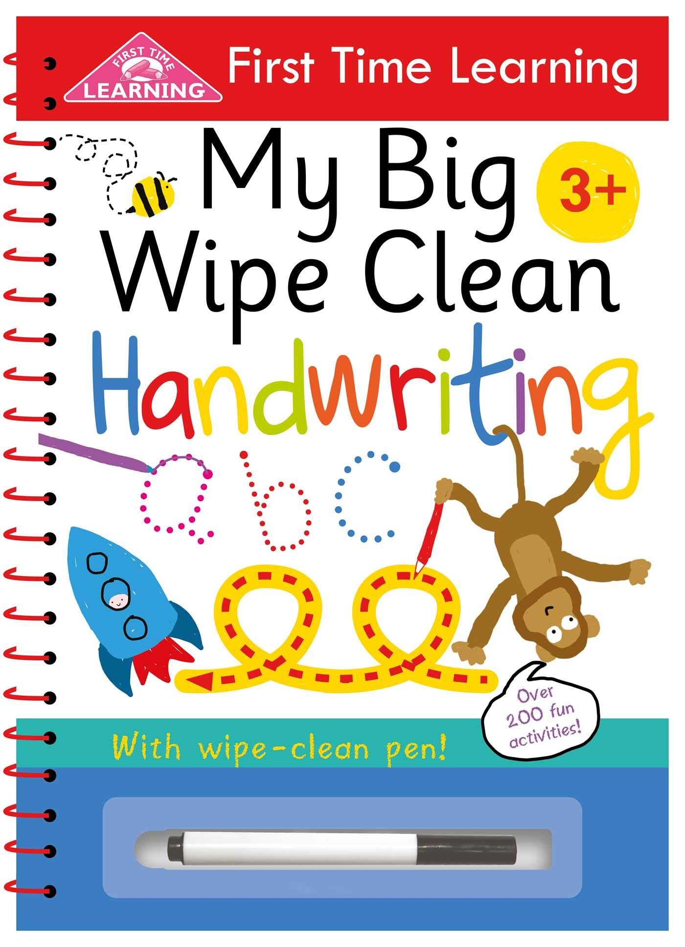 My First Time Learning: My Big Wipe Clean Handwriting: WipeClean Workbook,Used