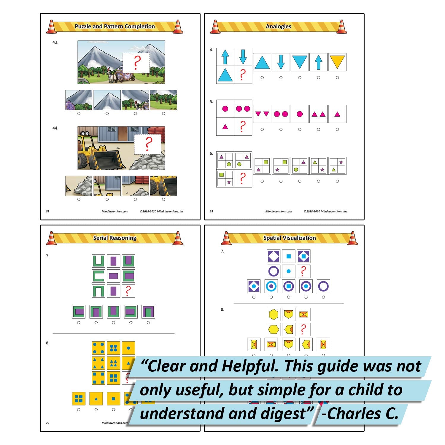 Gifted And Talented Test Prep: Activity Book For Children Ages 36 In Preschool Through Kindergarten; G&T Nnat2; Early Learning