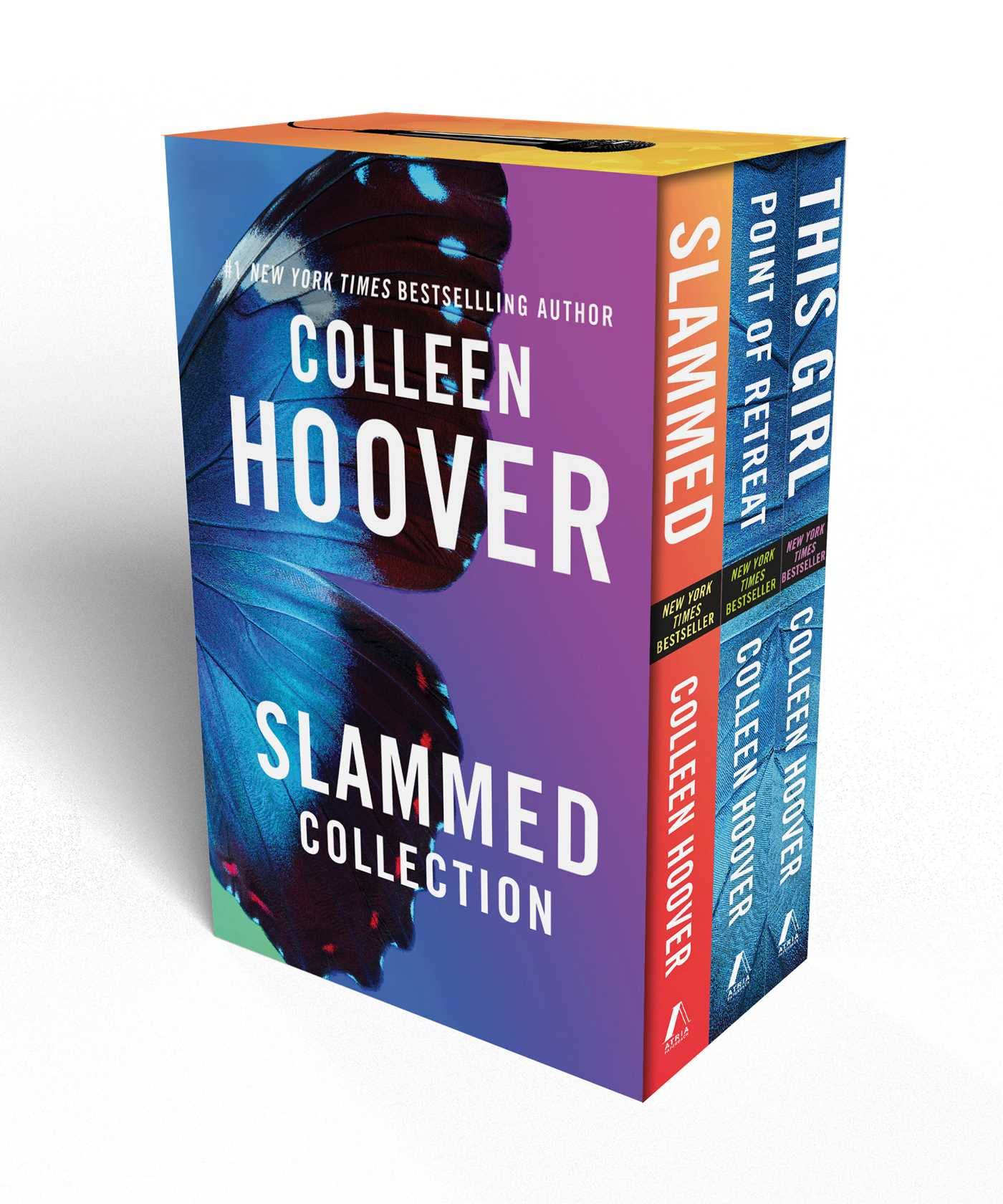 Colleen Hoover Slammed Boxed Set: Slammed, Point Of Retreat, This Girl  Box Set,Used