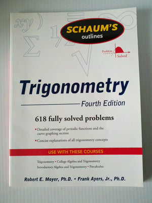 Schaum'S Outline Of Trigonometry, 4Th Ed. (Schaum'S Outline Series),Used