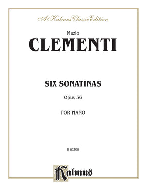 Six Sonatinas, Op. 36 (Kalmus Edition),Used