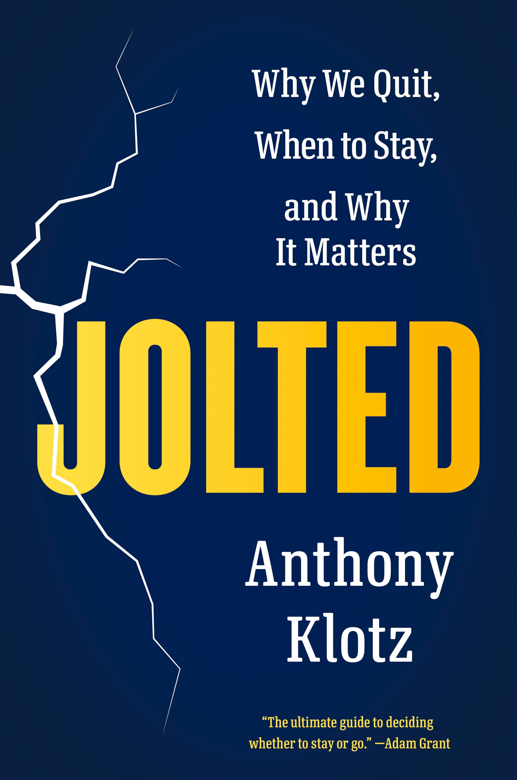 Jolted: Why We Quit, When To Stay, And Why It Matters