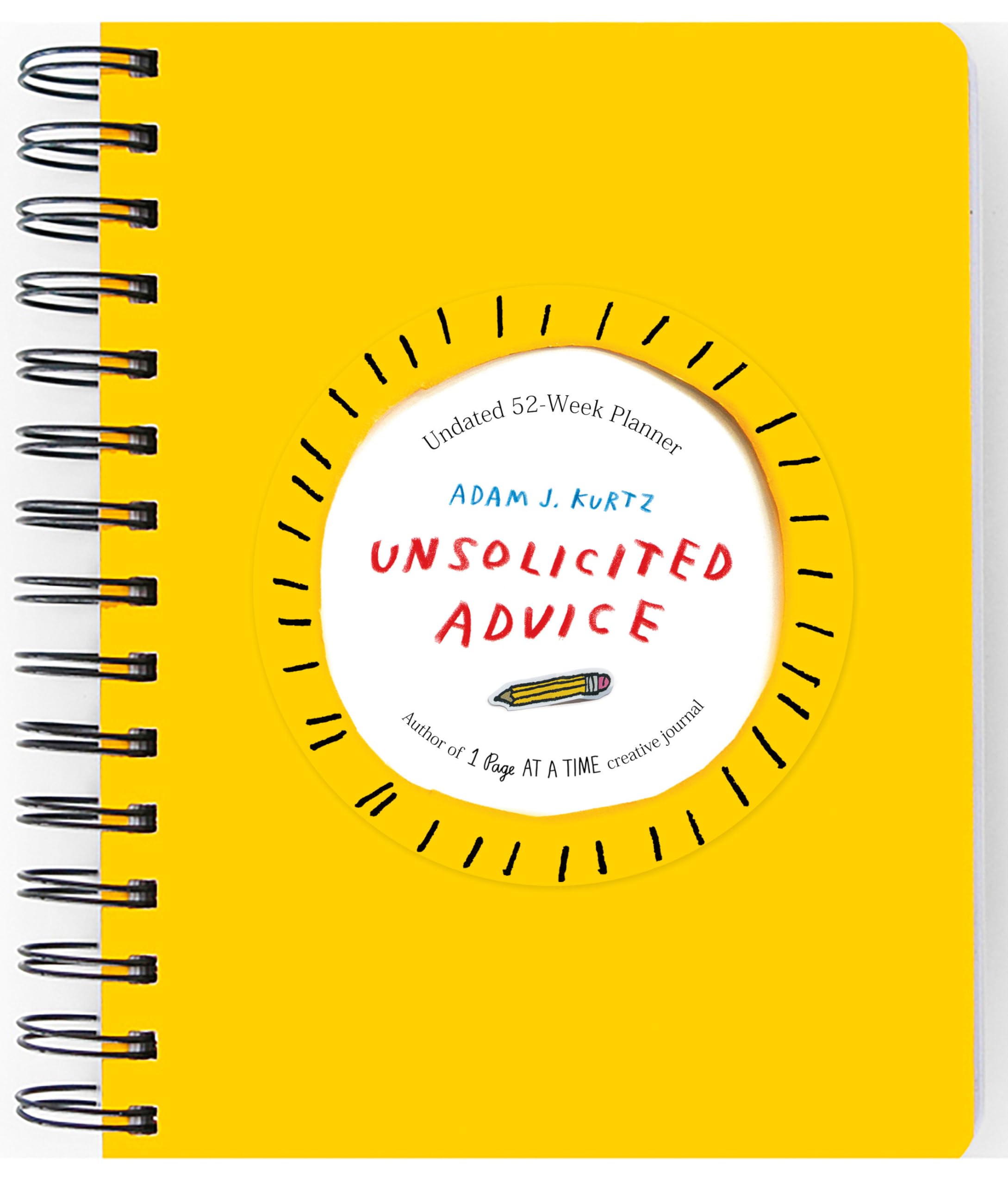 Unsolicited Advice Planner: Undated 52 Week Planner,Used