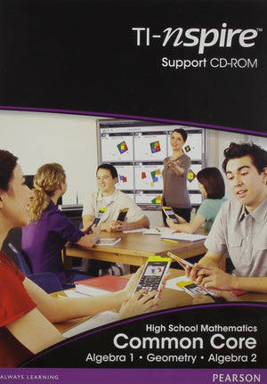 High School Math Common Core Standards Version Ti Nspire Lesson Supportcd (For Algebra 1, Geometry, Algebra 2)-new,New
