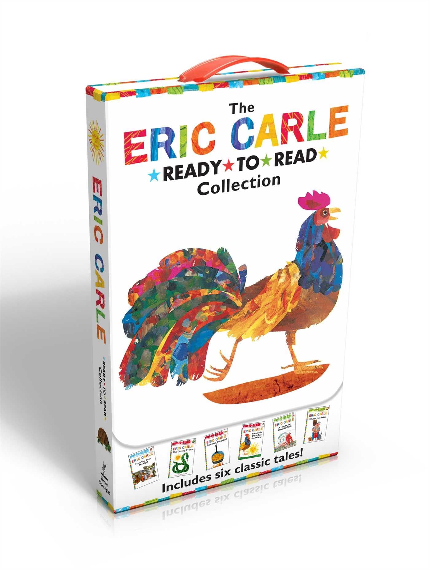 The Eric Carle ReadytoRead Collection (Boxed Set): Have You Seen My Cat?; The Greedy Python; Pancakes, Pancakes!; Rooster Is O,Used