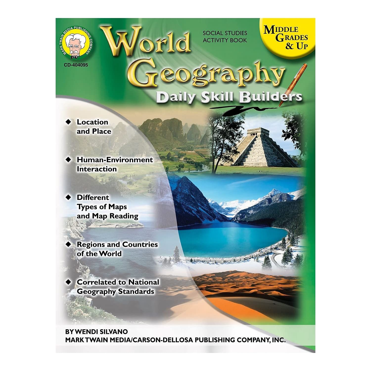 World Geography, Middle Grades & Up (Daily Skill Builders) (Volume 7),Used