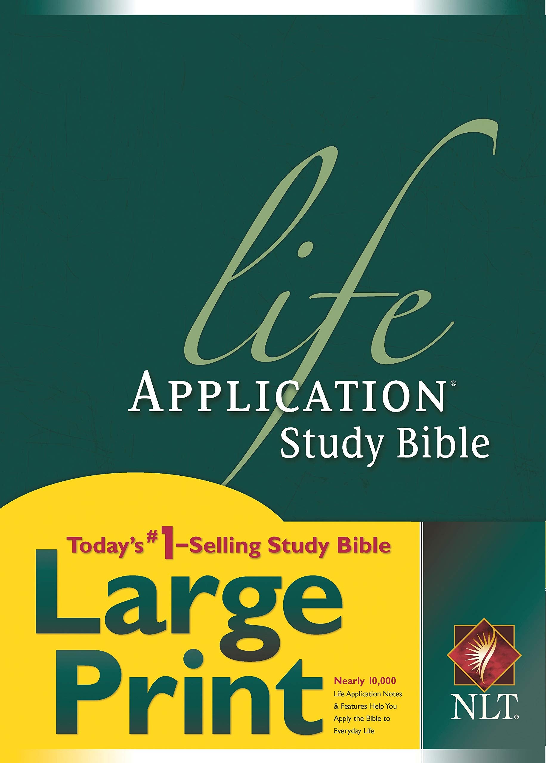 Nlt Life Application Study Bible, Second Edition, Large Print (Red Letter, Hardcover)
