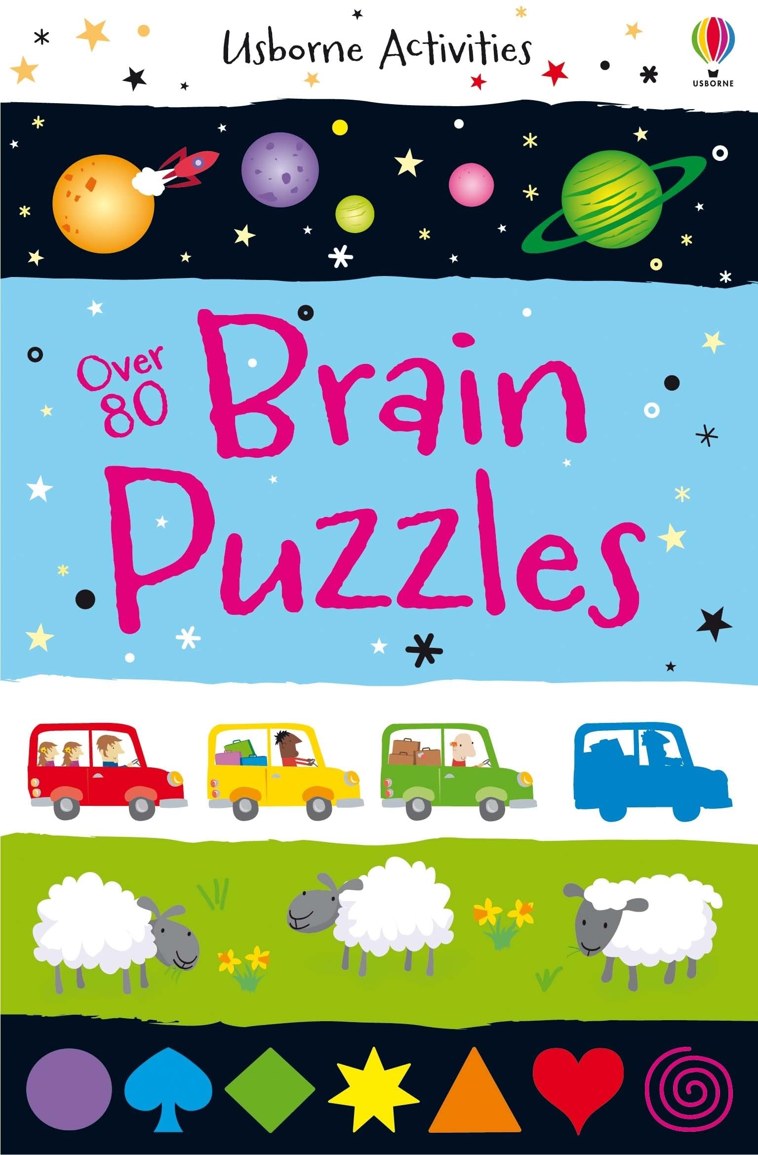 Over 80 Brain Puzzles (Usborne Activities),New