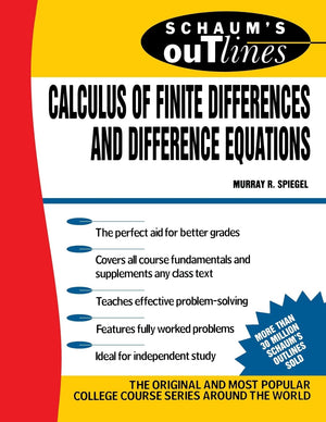 Schaum'S Outline Of Calculus Of Finite Differences And Difference Equations,New