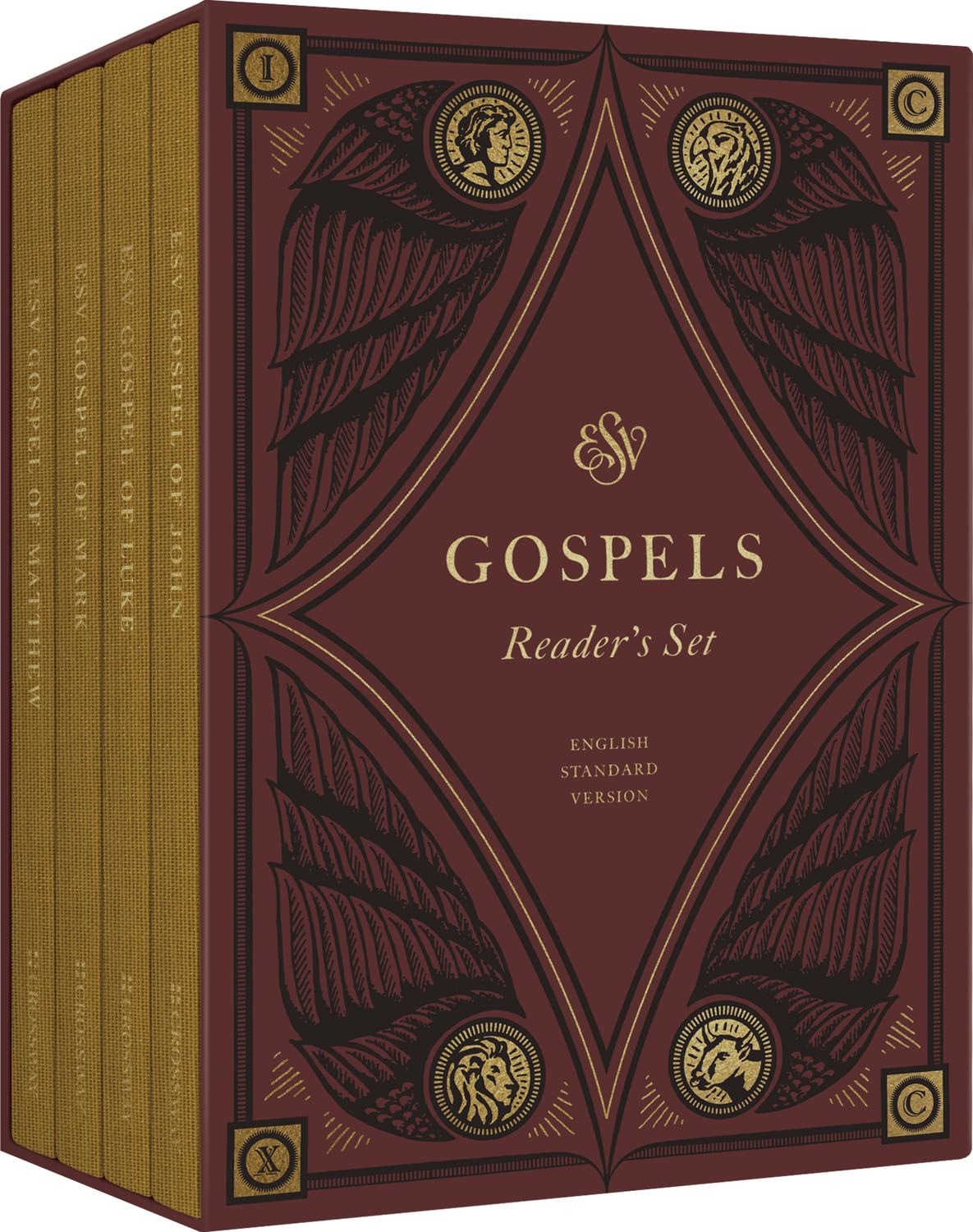 Esv Gospels, Reader'S Set (Cloth Over Board),New