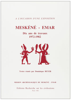 Meskene  Emar: Dix ans de travaux 19721982 (French Edition),Used