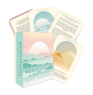 Meditations: 50 Cards to Quiet Your Mind