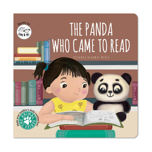 The Panda Who Came To Read: Board Book For Babies On Encourage Reading By Sam & Mi | Short Story Book On Toddlers Daily Routine To Encourage Parent-Child Bonding | Up To 4 Years