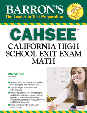 CAHSEEMath: California High School Exit Exam (Barron's Test Prep CA),Used