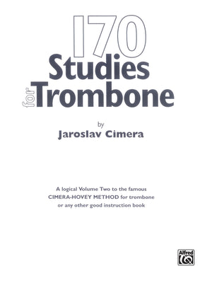 170 Original Studies for Trombone,Used