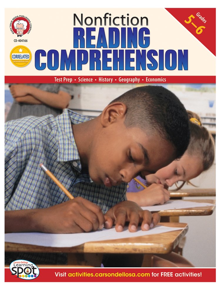 Mark Twain  Nonfiction Reading Comprehension, Grades 5  6,New