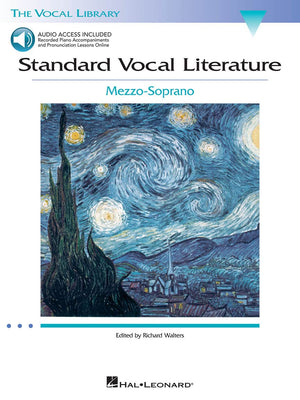 Richard Walters Standard Vocal Literature  MezzoSoprano Songbook with Online Audio  Vocal Sheet Music Collection  30 Art Songs,