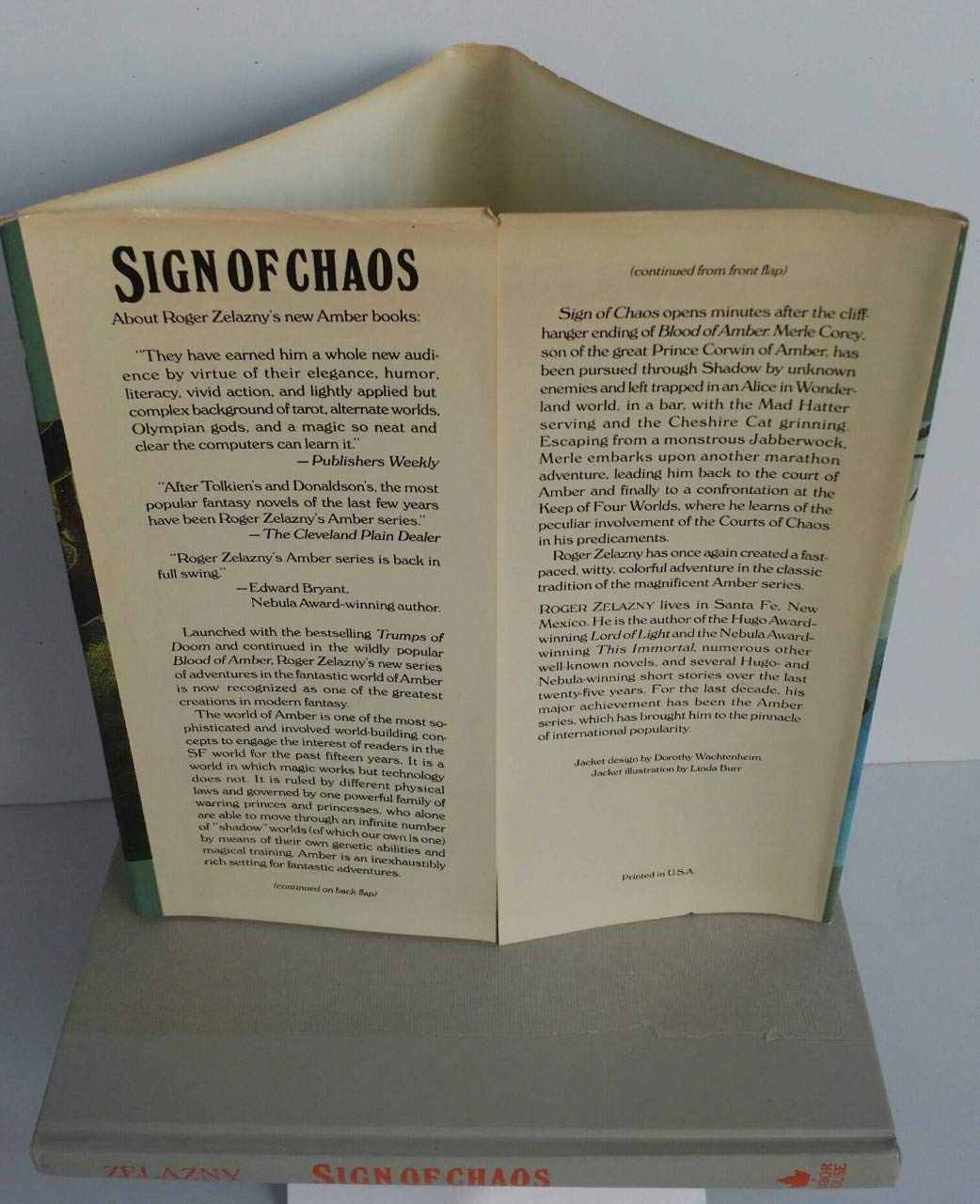 Sign of Chaos: The New Amber Novel,Used