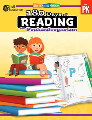 180 Days: Reading for PreKindergarten Practice Workbook for Classroom and Home, Cool and Fun Practice Created by Teachers (180 ,Used