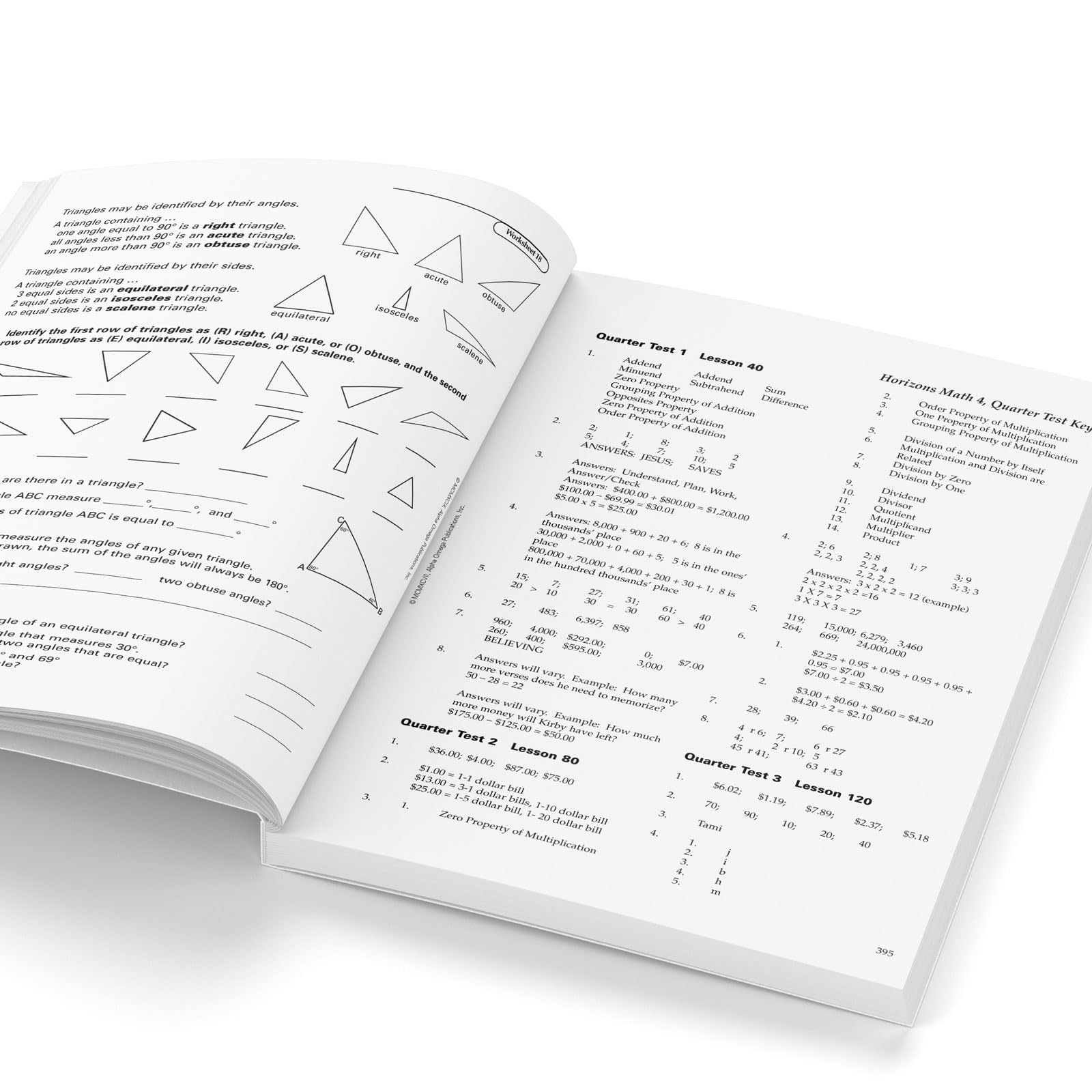 Horizon's Math 6th Grade Teacher's Guide,New