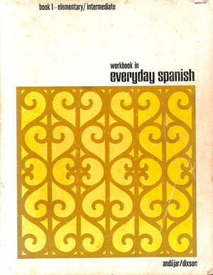 Workbook in Everyday Spanish Book I, Elementary/Intermediate (3rd Edition) (Spanish Edition),Used