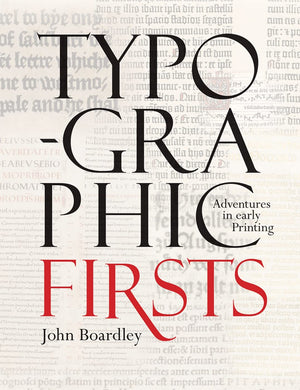 Typographic Firsts,Used