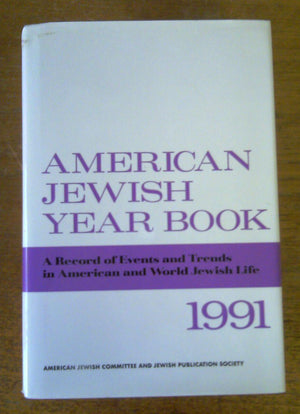 American Jewish Year Book, 1991,Used