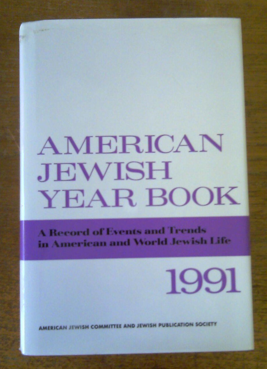 American Jewish Year Book, 1991,Used
