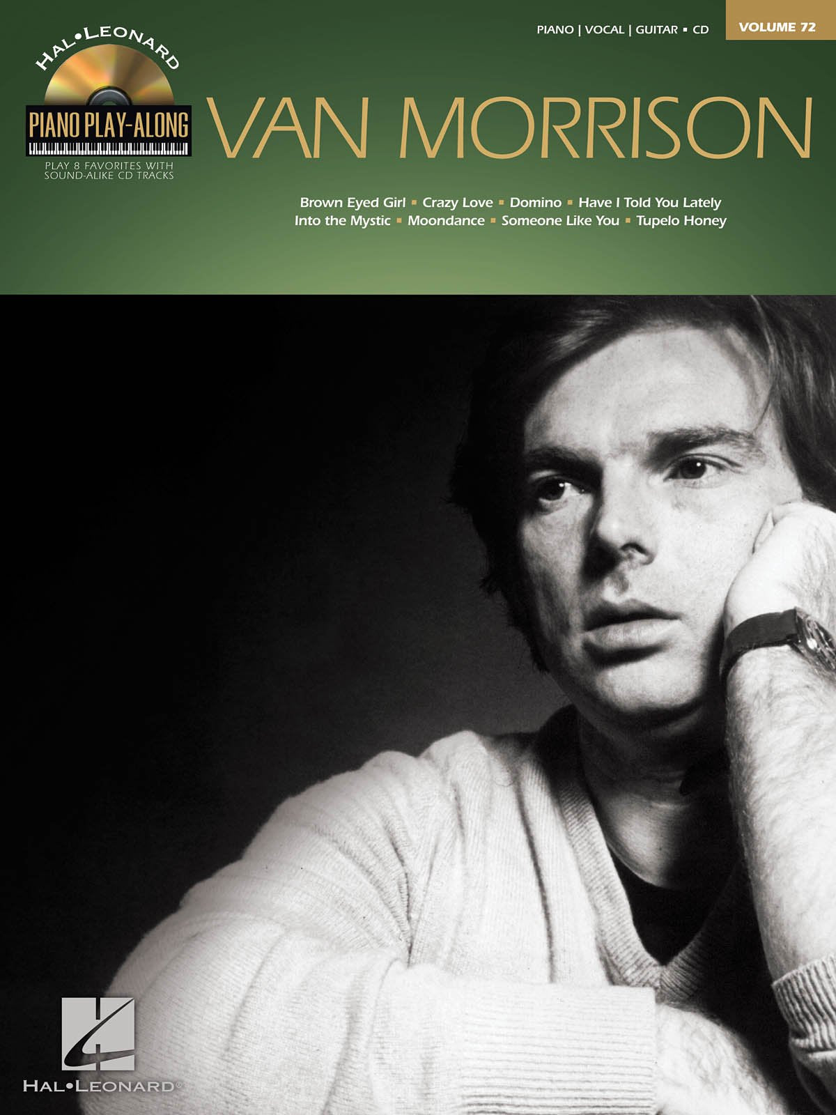 Van Morrison Piano Playalong Volume 72 Book/Online Audio (Hal Leonard Piano Playalong, 72),Used
