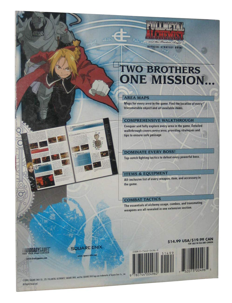 Fullmetal Alchemist(Tm) And The Broken Angel Official Strategy Guide,Used