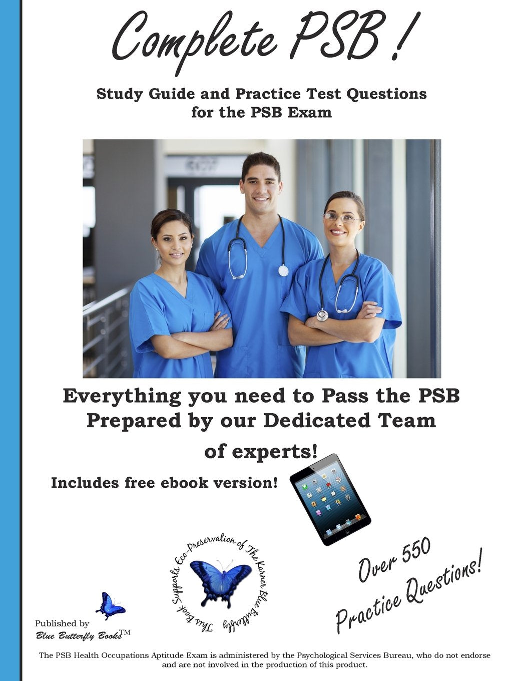 Complete PSB: Study guide and practice test questions for the PSB exam,Used