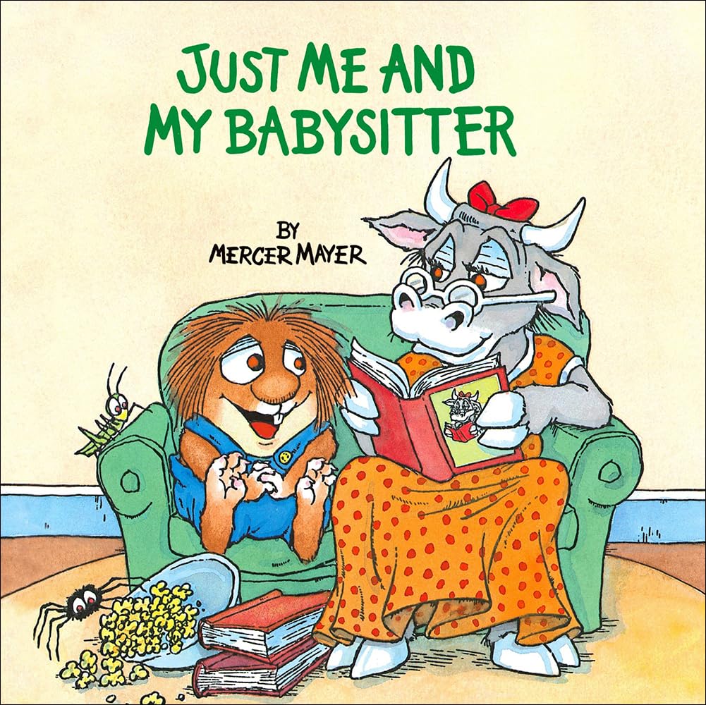 Just Me And My Babysitter (Turtleback School & Library Binding Edition) (Golden Looklook Books),Used