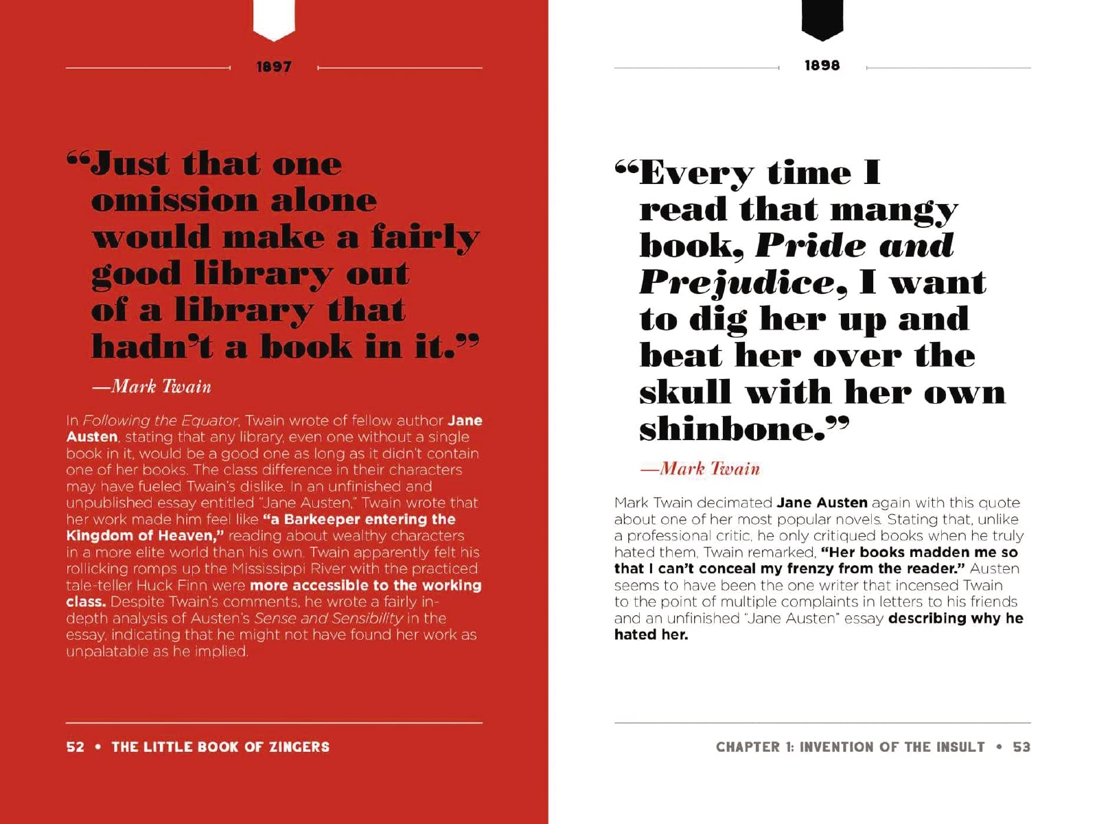 The Little Book of Zingers: History's Finest OneLiners, Comebacks, Jests, and MicDroppers,Used