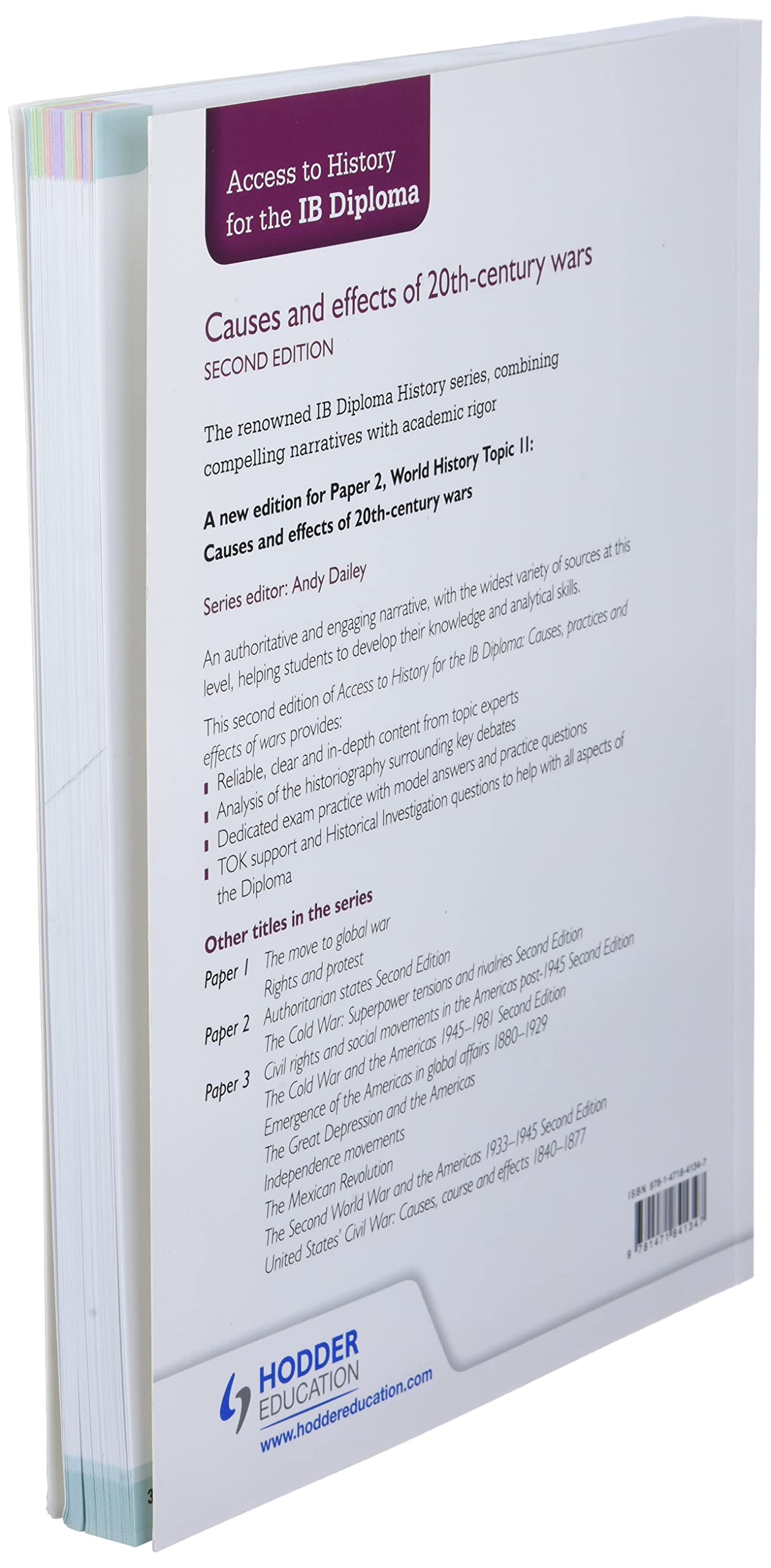 Access to History for the IB Diploma: Causes and effects of 20thcentury wars Second Edition,New