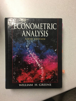 Econometric Analysis,New