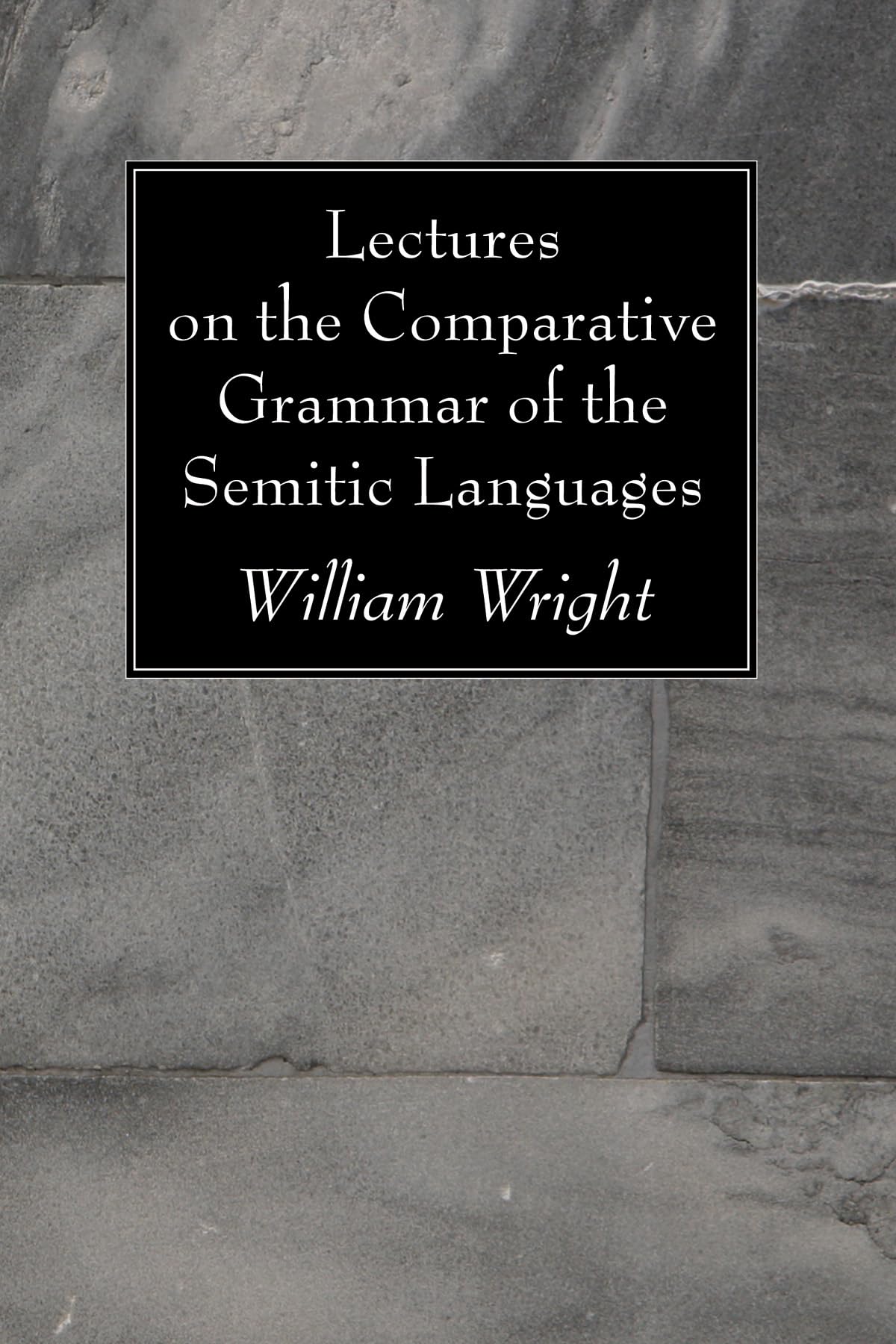 Lectures On The Comparative Grammar Of The Semitic Languages,Used