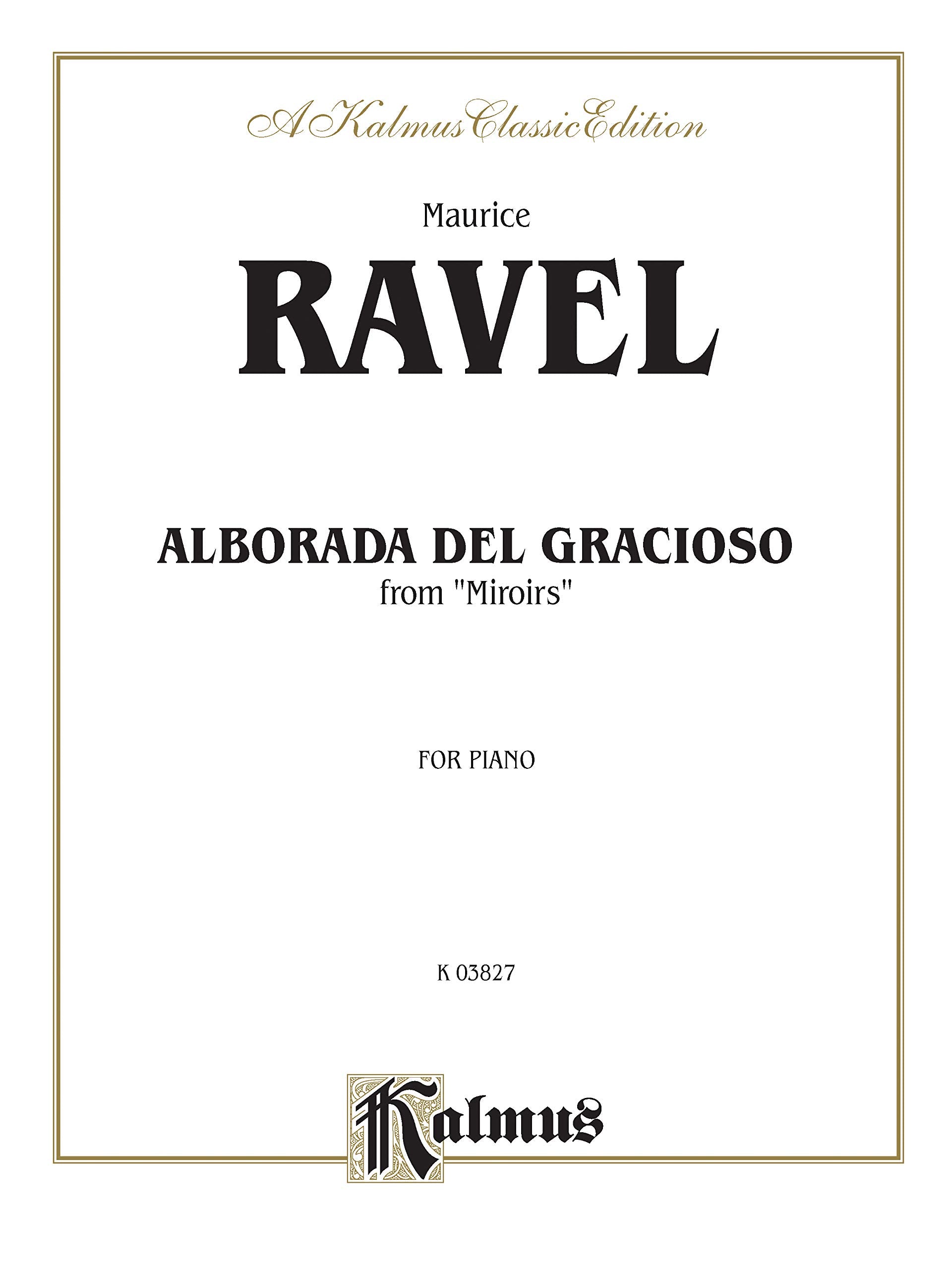 Alborada del gracioso from Miroirs (Kalmus Edition),Used