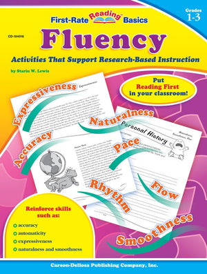 Fluency, Grades 1  3 (Firstrate Reading Basics),Used