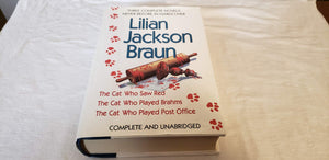 Three Complete Novels: The Cat Who Saw Red / The Cat Who Played Brahms / The Cat Who Played Post Office,Used