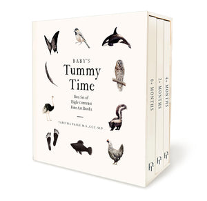 Baby's Tummy Time Book Box Set: A 3Book Box Set of HighContrast Art for Visual Stimulation at Tummy Time (Our Little Adventure,New