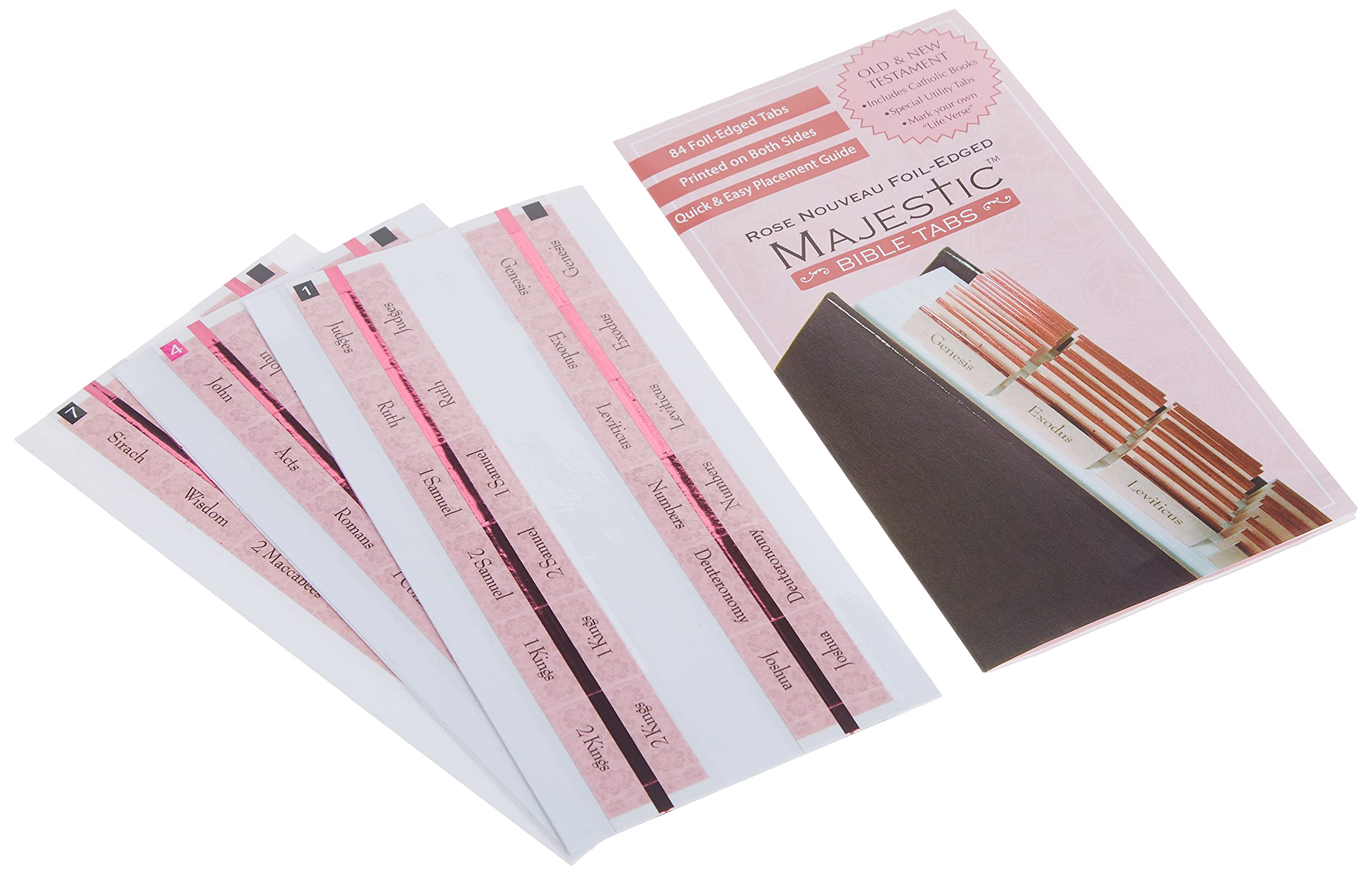 Majestic Rose Nouveau Bible Tabs (Majestic Bible)