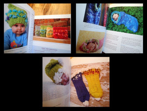 Welcoming Home Baby the Handcrafted Way: 20 Quick & Creative Knitted Hats, Wraps & Cozy Cocoons for Your Newborn,Used
