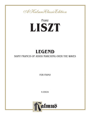 Legend  St. Francis Walking Over the Waves (Kalmus Edition),Used