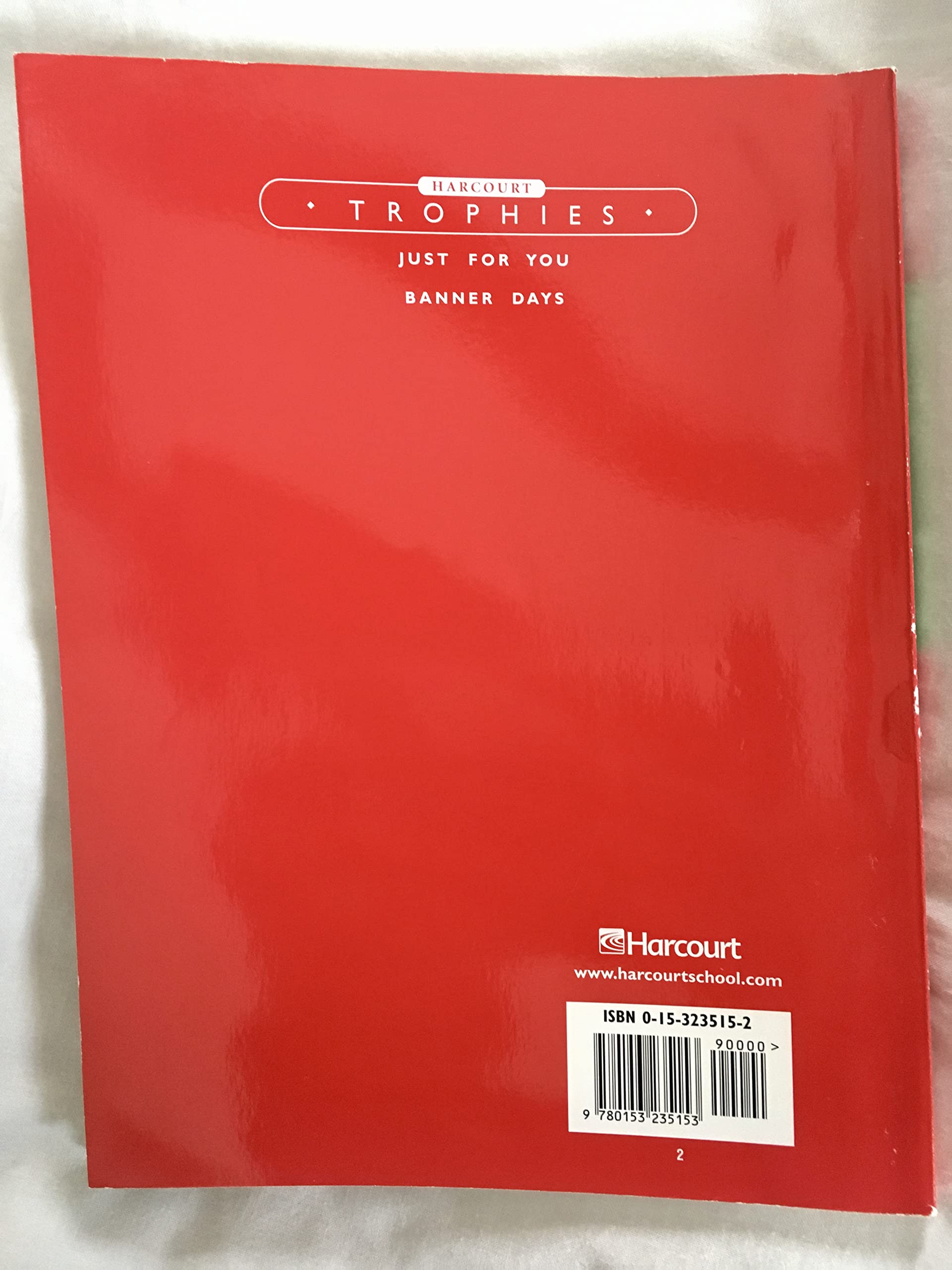 Harcourt School Publishers Trophies: Challenge Copy Master G2 S,Used