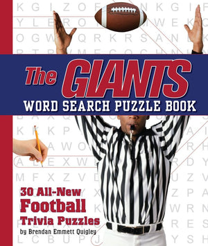 The Giants Word Search Book: 30 All New Football Trivia Puzzles,Used