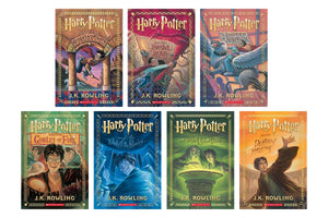 25 Year Anniversary Editon of Harry Potter Paperback Full Book Set Volumes 17 (Limited Edition, Original cover)