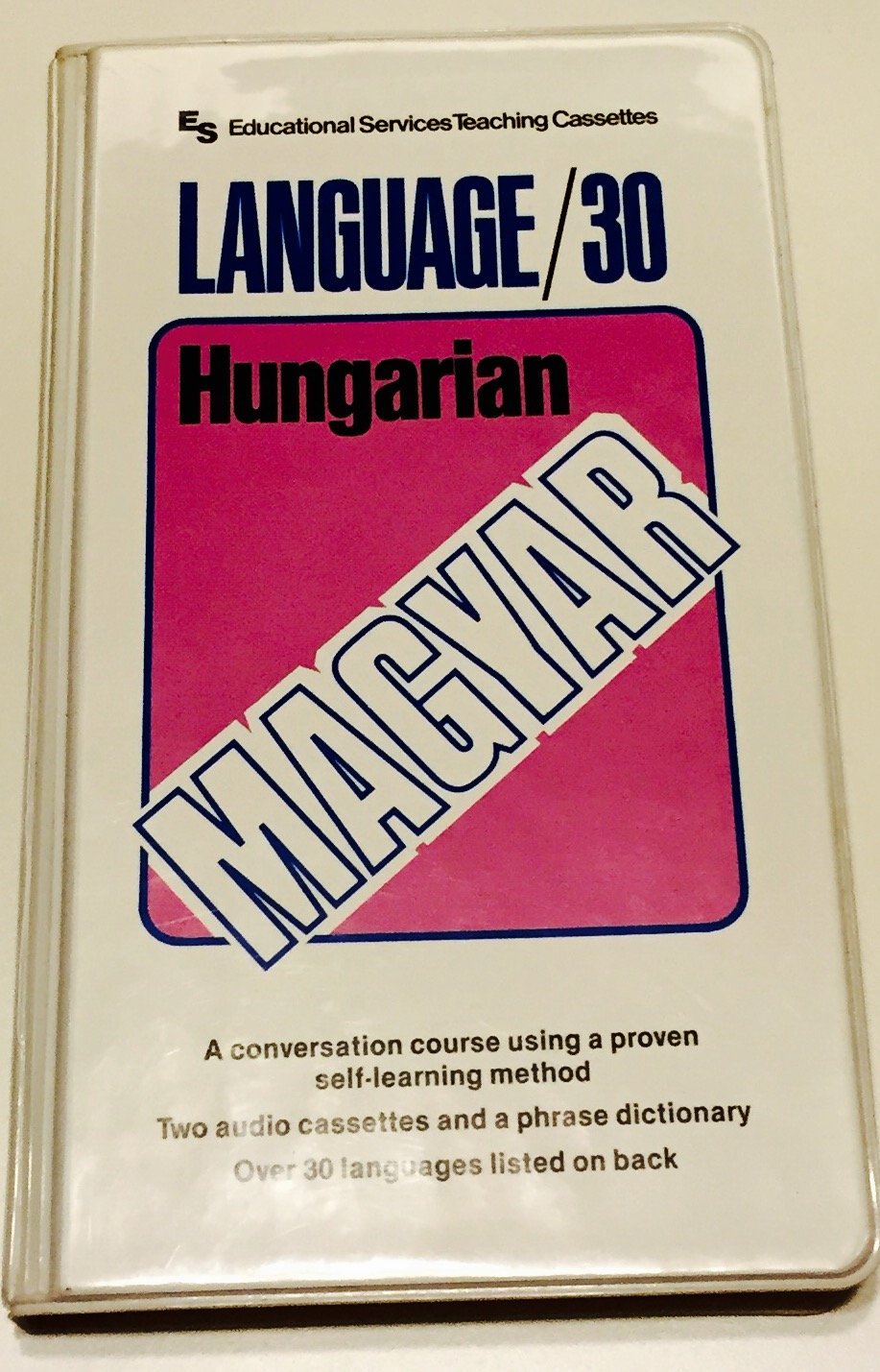 Hungarian: Language/30 : A Conversation Course Using A Proven Selflearning Method/Book/2 Audio Cassettes (Hungarian Edition),Used