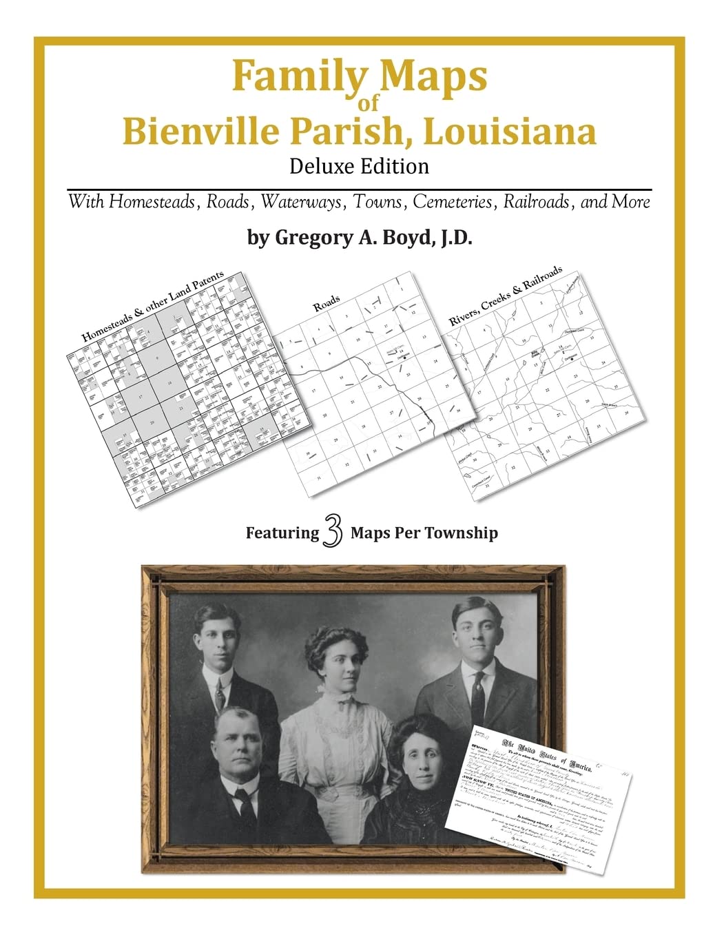 Family Maps of Bienville Parish, Louisiana,Used