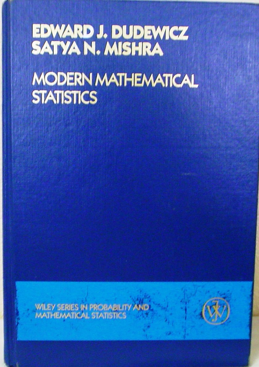 Modern Mathematical Statistics (Wiley Series In Probability And Statistics),New