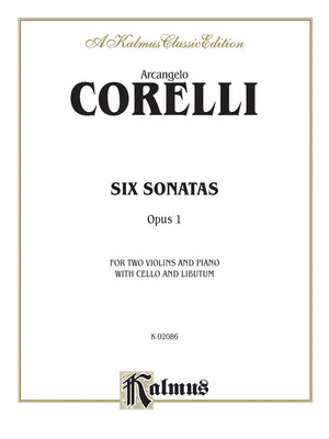 Six Sonatas, Op. 1 (Kalmus Edition),Used